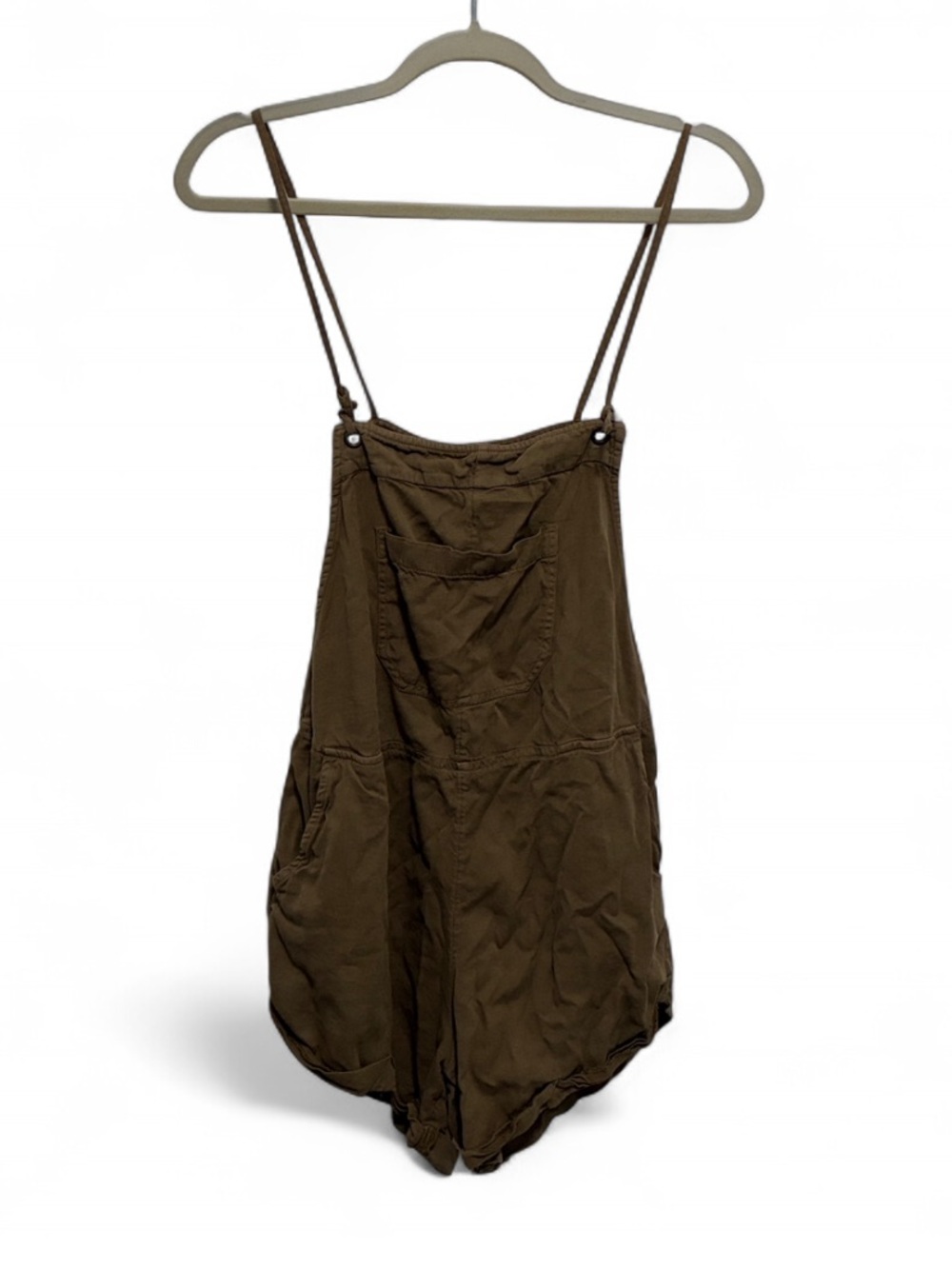 Billabong Green Sleeveless Shorts Romper